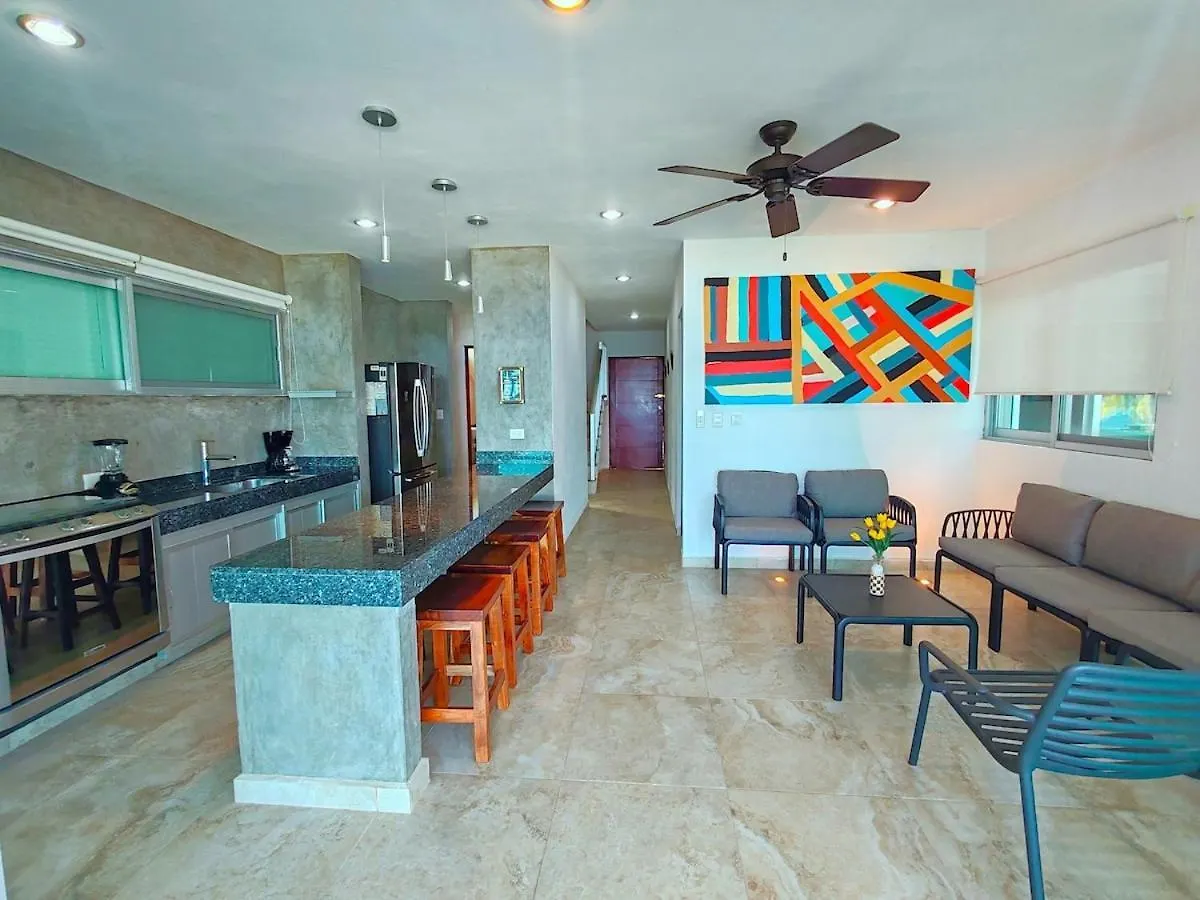 Casa Paloma Oceanfront House At Puerto Morelos 0*,
