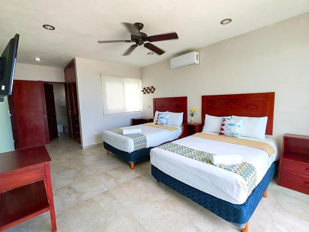 Casa Paloma Oceanfront House At Puerto Morelos Mexico