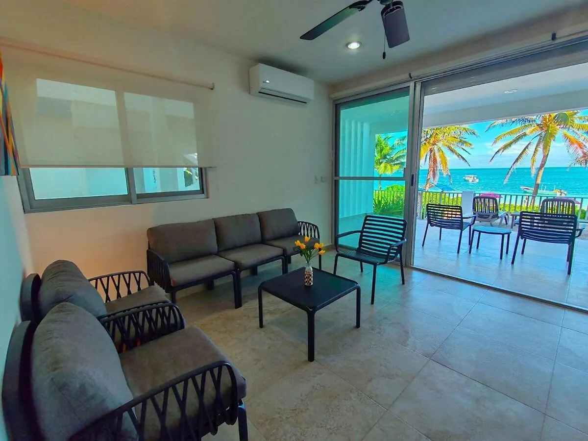 Casa Paloma Oceanfront House At Puerto Morelos